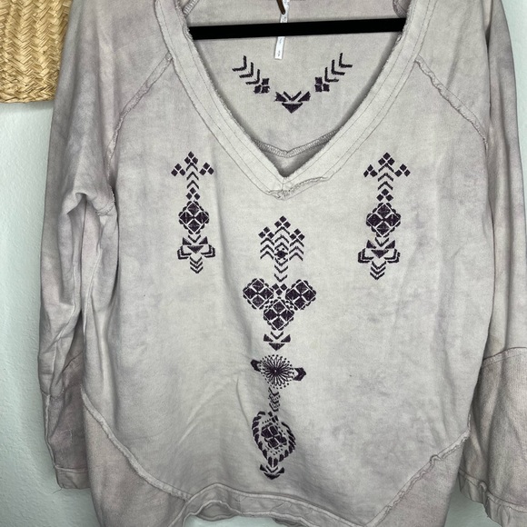 Free People embroidered sweatshirt - Picture 6 of 8